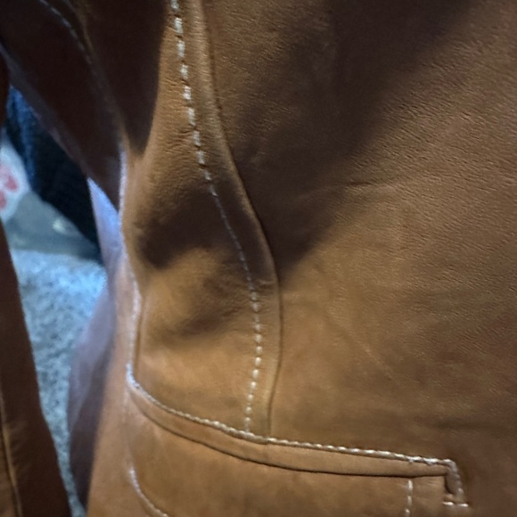 PARRI S Vintage leather jacket made in italy. size 42 - Picture 10 of 14